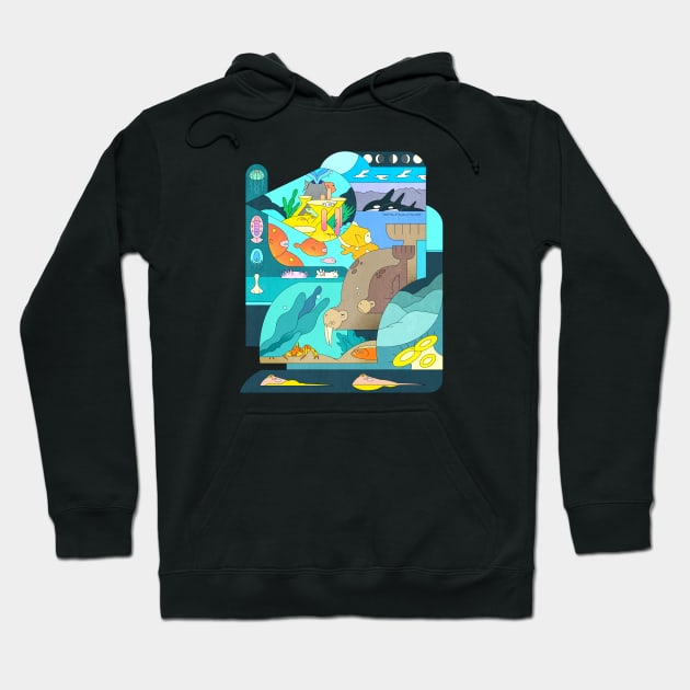 Ocean Design Hoodie by goldsuit